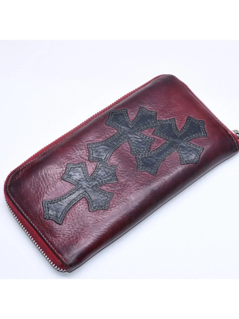 Chrome Hearts Rec Zip 2 3 Cemetery Cross Rec Zip 2 Wallet Patch Order